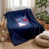 New York Rangers Flannel Fleece Blanket Cozy Warm Throw Blanket For Couch Bed Travel All Season Use