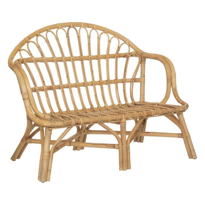 Banc en rotin pour chambre d'enfant Atmosphera Kids