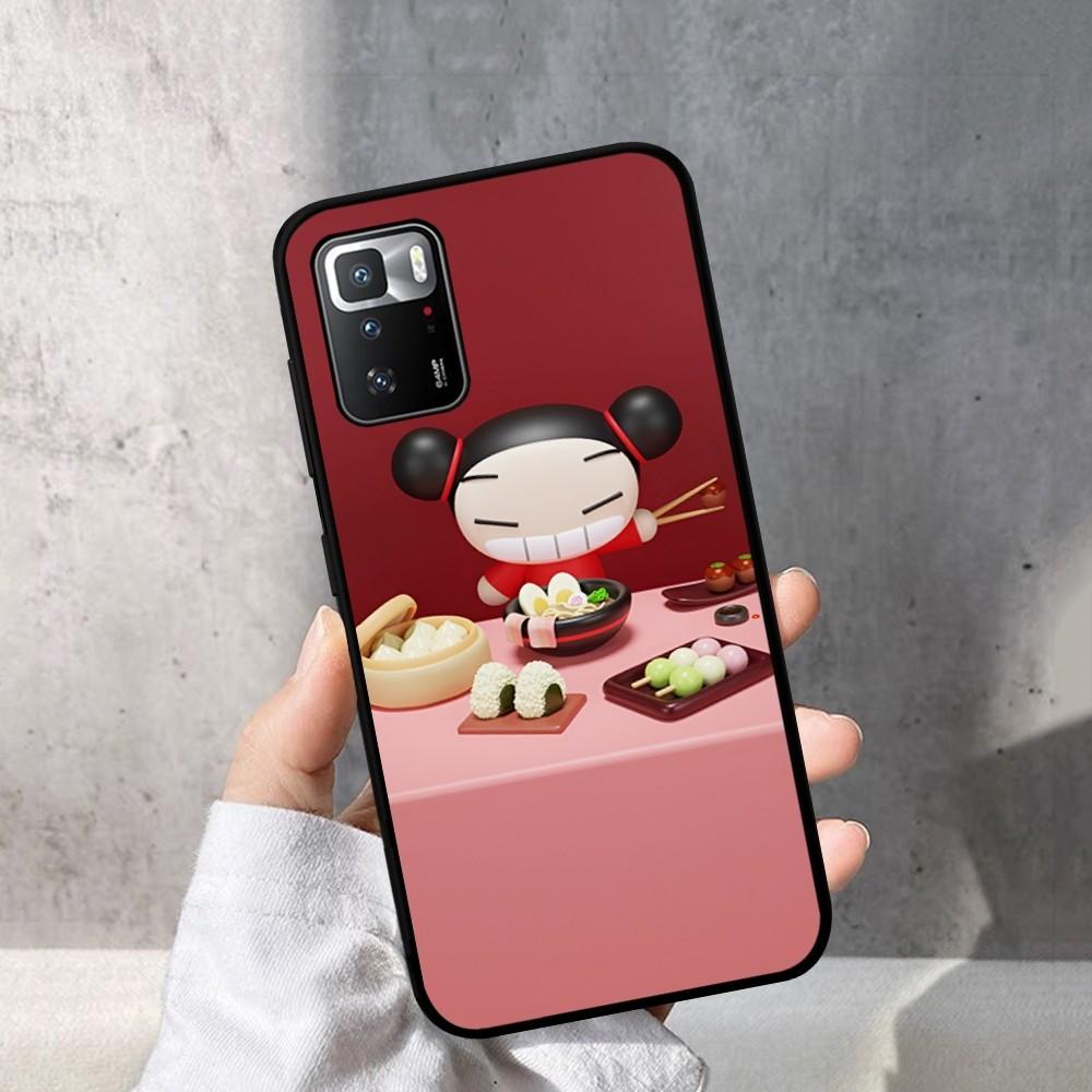 Pucca And Garu Phone Case For Redmi Note 4 X 5 A 6 7 8 T 9 9S 10 11 11S 11Epro Poco M3 Pro