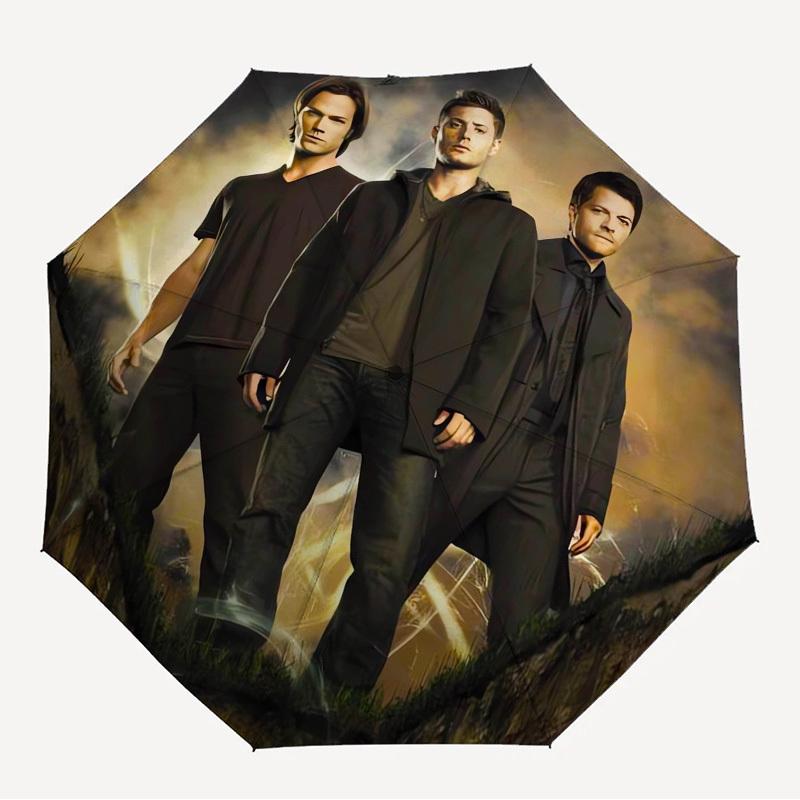 

1pc Supernatural Themed High-quality Umbrella,Automatic Opening and Closing Umbrella,Multi-functional Umbrella G0811373
