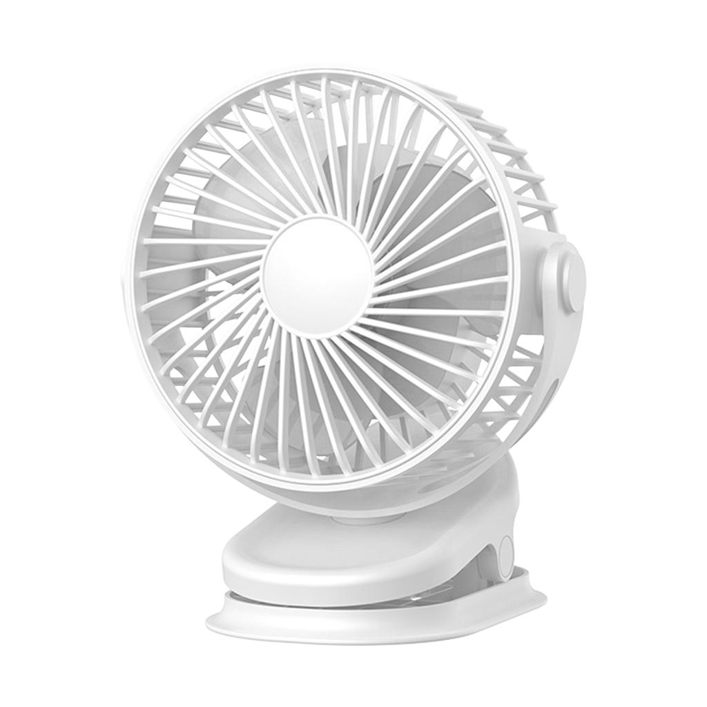 Ventilateur suspendu à Clip 3 en 1, ventilateur de bureau réglable à 360 degrés, batterie Rechargeable de 4000mAh, ventilateur personnel 3