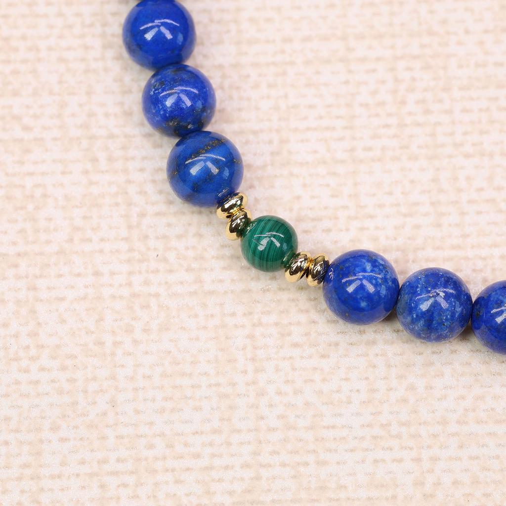 COAI Lapis Lazuli December Birthstone Malachite Lucky Charm Bracelet