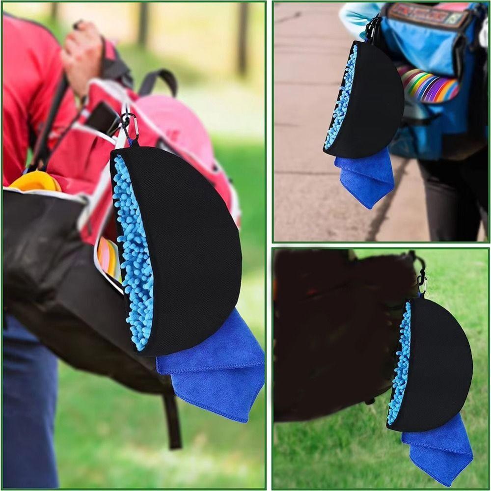 

Microfiber Cloth Flying Disc Cleaning Tool Double Sided Golf Towel Golf Supplies 1
