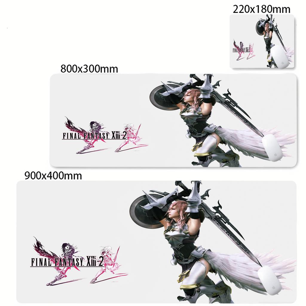 XXL Keyboard PC Rubber Mousepad Game FINAL FANTASY VII Mouse Pad HD Print Table Mat Game Lock Edge Offices Accessories Desk Mat