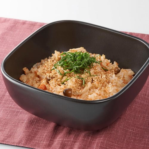 HARIO Rice Pot, Microwave Safe, 2 Cups, Ceramic, Made in Japan GO-2-B-W
