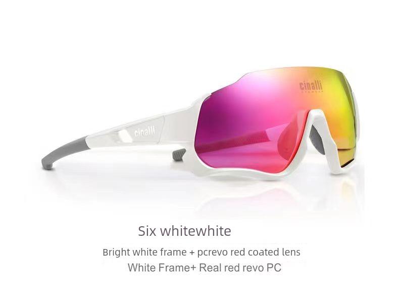 Chinallay Children's Cycling Glasses, Polarized Bicycle Glasses, Youth Roller Skating and Speed Skating Outdoor Sports Glasses