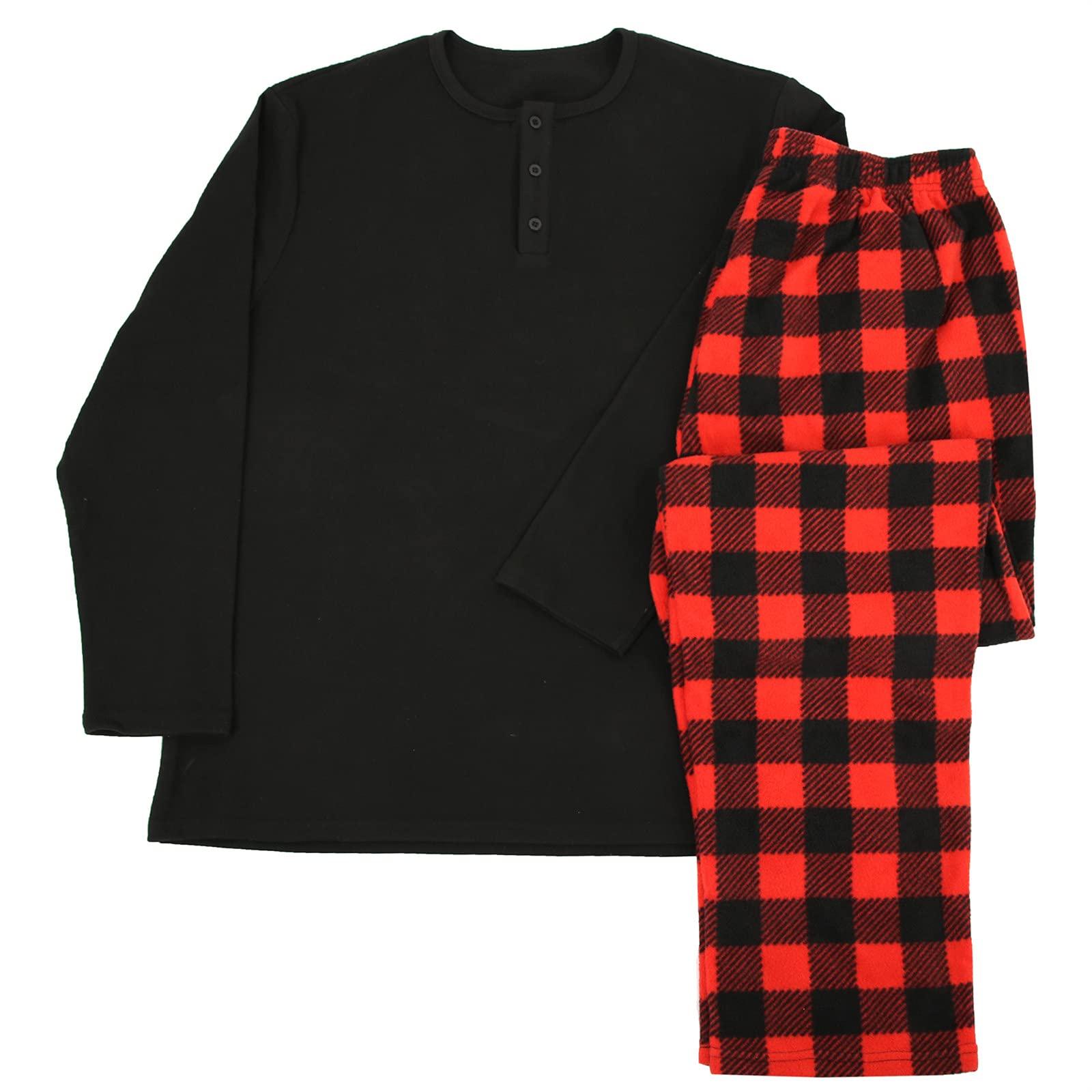 

YUSHOW Теплый и удобный комплект для дома с длинным рукавом на зиму из пушистого флиса, с вырезом хенли, легкая и расслабляющая пижама для мягкого и