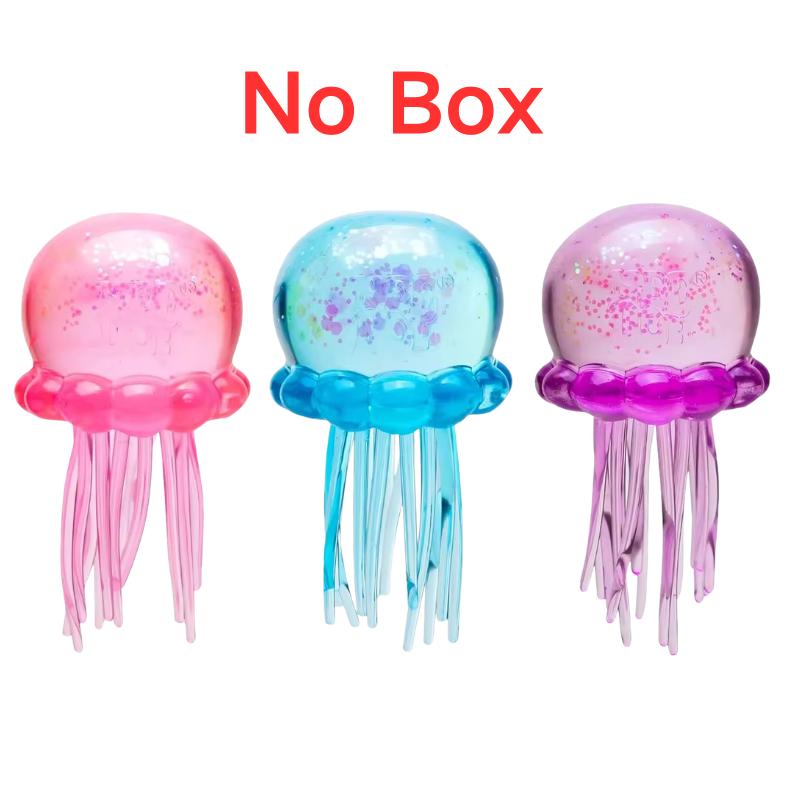 Nová chobotnice Squishy hračka Realistická medúza Stresový míček Plážová vodní hra Venkovní mačkací Fidget hračka pro úlevu od stresu