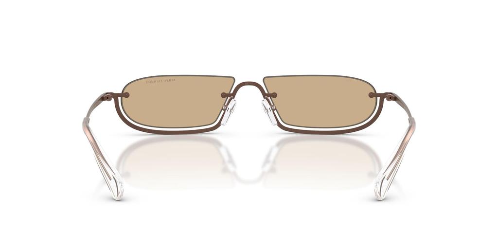 Armani Exchange Sunglasses Matte Bronze Dark Brown 58mm 61067358 0AX2058S [ARMANI EXCHANGE]