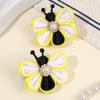 2Pcs Kids Adorable Bee Hair Clips Cute Animal Rhinestones Hairpins For Infants Children Hairgrips Headwear Hair Accessories