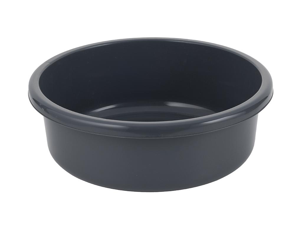 Plastová okrúhla miska 36 cm 9 l tmavosivá -Ben