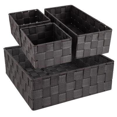 Stomalier Knitted Storage Storage Small Item Waterproof Set of Drawer Small Item Desktop Storage Highly Small Item Storage Daily Necessities Storage