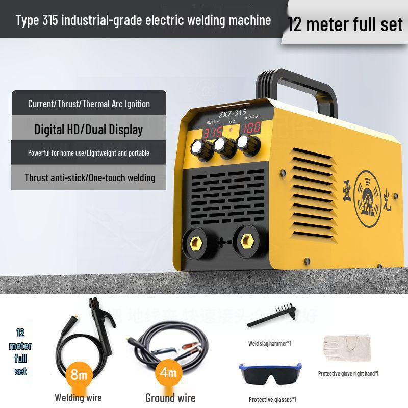 Kompaktní 220V dvoufázový 315 elektrický svařovací stroj pro domácí a průmyslové použití