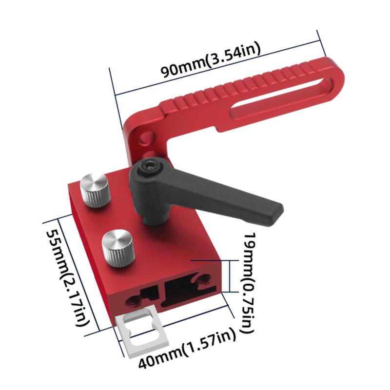 1 Peça Ferramenta DIY Para Modificar Marcenaria Calha de Montanha Limite Ferramenta de Mesa para Serra Invertida