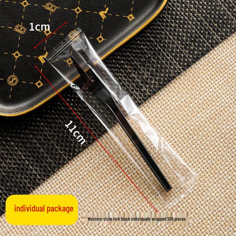 ZISIZ Disposable Plastic Fruit Forks