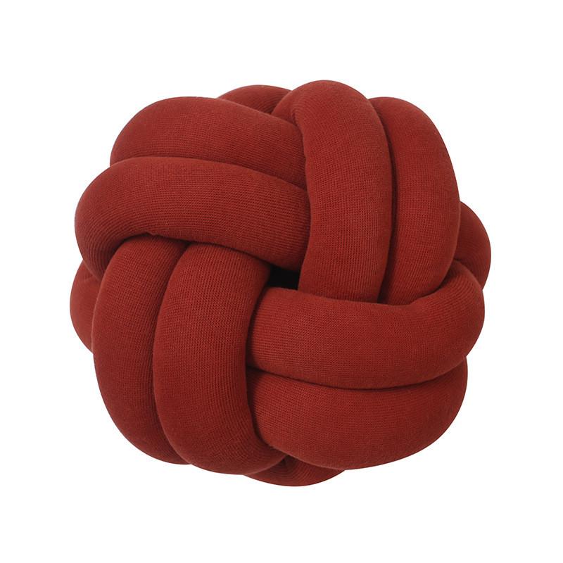 Modern Minimalist Wool Knit Round Throw Pillow For Living Room Decor