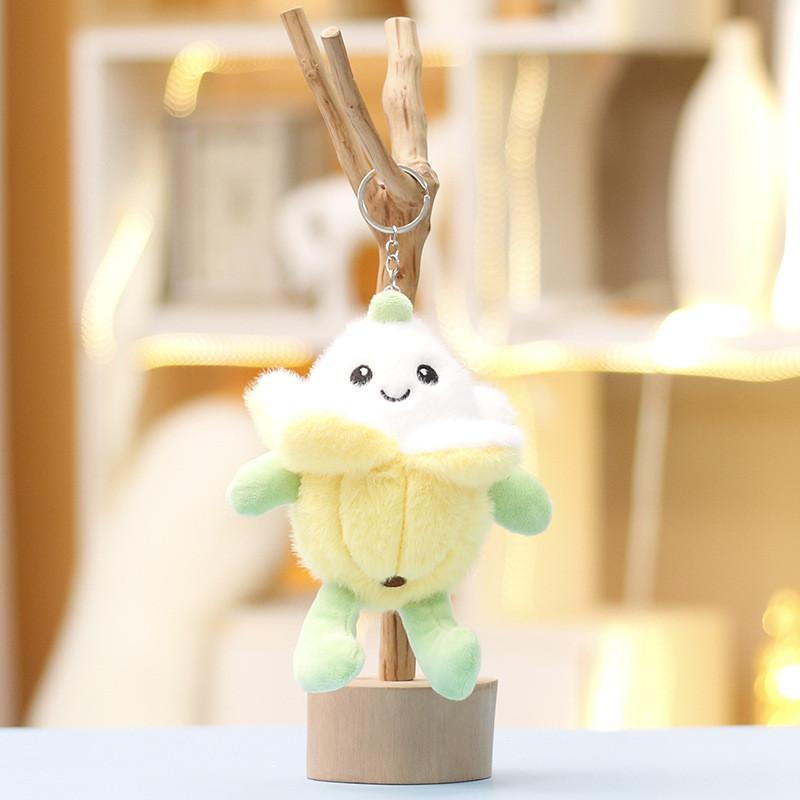 Fruit Plush Toy Banana Cartoon Soft Short Pile For Kids Gift Collection