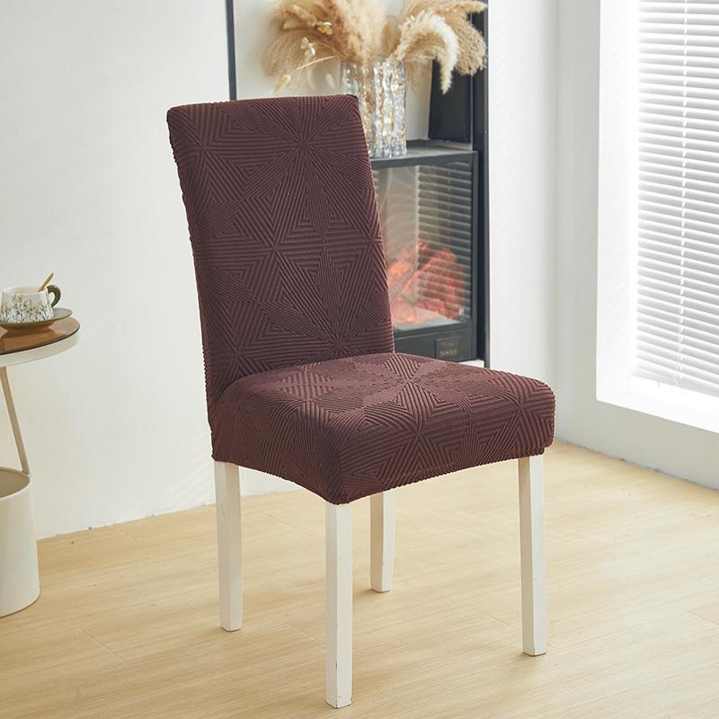 Thickened Jacquard Skirt-Free Chair Cover, Seat Cushion And Backrest All-Inclusive Dining Chair Cover, Hotel Home