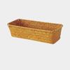 Natural Seagrass Woven Rectangular Storage Basket for Living Room, Tea Sets, Sundries, and Cosmetics