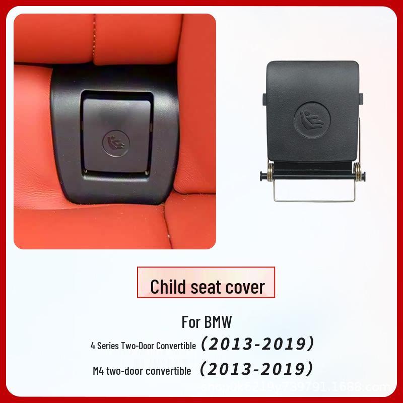 

Compatible Child Safety Seat Latch Cover for BMW 4 Series Convertible 420i/425i/430i/435i