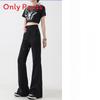 Womens High Waist Relaxed Cotton Casual Pants With Pockets For Spring Autumn Wear