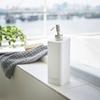 Yamazaki Tower Magnetic Dispenser of Magnetic Refillable Bottles for and Body and 4262 Two-Way (Set 3) - Shampoo, Conditioner, Soap, White, 4258,