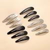 Thickened Water Drop Bb Clip Metal Oval Handmade Accessories Hairpin Diy Headgear Accessories Handmade Materials Hair Embryo Bottom Clip
