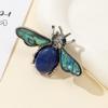 Fashion Brooch Pin With Shell And Stone For Elegant Clothing Accessory Gift