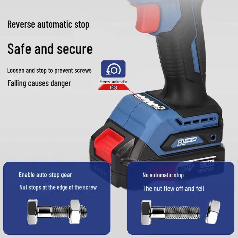 Dongcheng Cordless Brushless Impact Driver CN Plug (adapter Included)