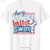 Hey Batter Swing Baseball Game Day Softball Life Mom T Shirt Vintage Washed Fashion Slightly Homme Designer Clothes Casual