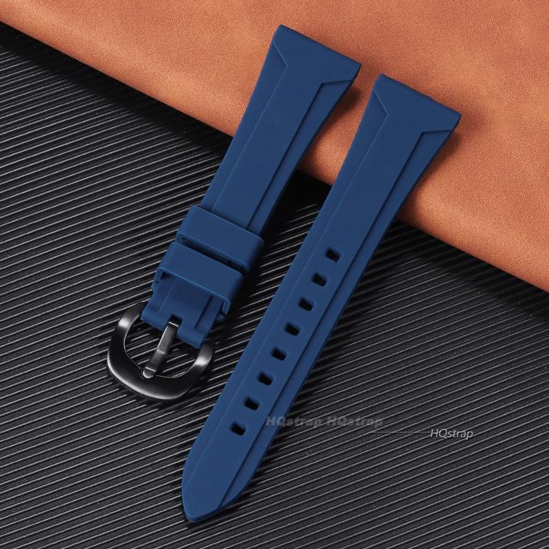 Soft Silicone Watchband for Panerai Strap 22mm 24mm 26mm Rubber Watch Band for Seiko Men Women Sport Replacement Bracelet