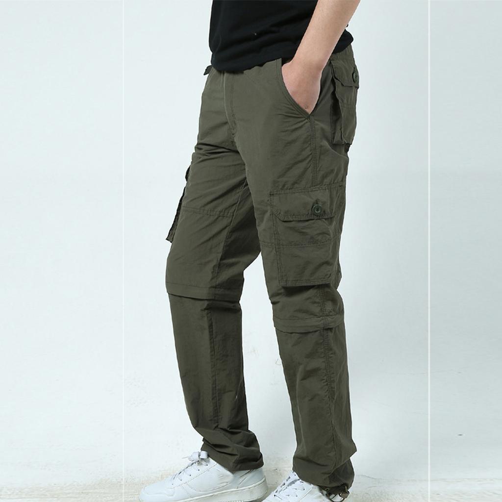 Pantaloni Corti Casual da Uomo ad Asciugatura Rapida Pantaloni da Escursionismo Staccabili
