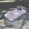 Applicable to Apple 11promax mobile phone case iPhone11 film hard case romantic purple 11 planet mobile phone case