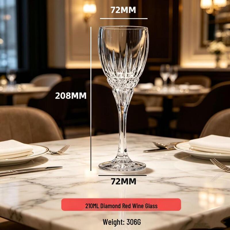 Yipan Premium Glass Wine & Champagne Glasses Set (Pack of 5)