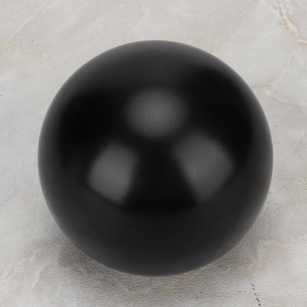 Universal Car Gear Shifter Lever Round Ball Shape Aluminium Shift Knob Adapter Kit Black