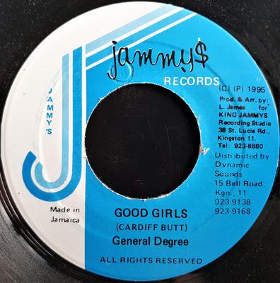 7inch Record GENERAL DEGREE - Good Girls NONE Jammy's Records 1995 Jamaica Reggae, Ska & Dub Used