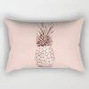 Ins Pink Geometric Waist Pillow Case Car Sofa Pillow Cushion Cover Pillow Case Pillow Case Pillow Case