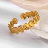 Shell Cuff Bracelets For Women Gold Stainless Steel Opening Bracelet Bangles Luxury Brands Summer Beach Wrist Jewelry Gift