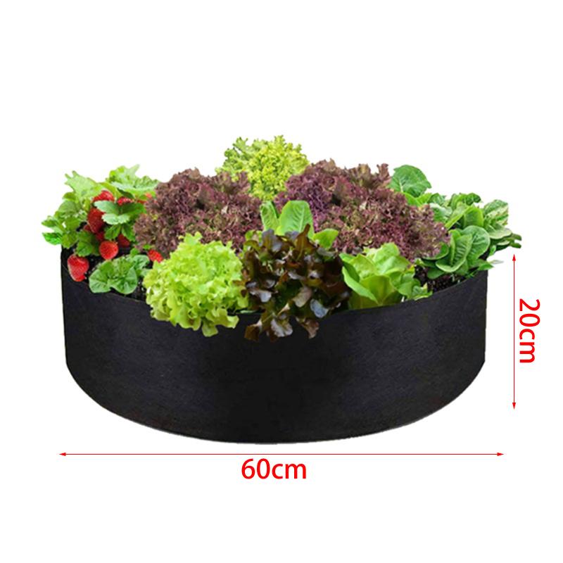 Fabric Planting Bag Thickened For Vegetable Garden Heavy Duty Pots For Balcony Portable And Breathable Grow Solution B