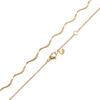 WAVE Gold Tone Stainless Steel Chain SKJ1746710 [Skagen] Women's Necklace,