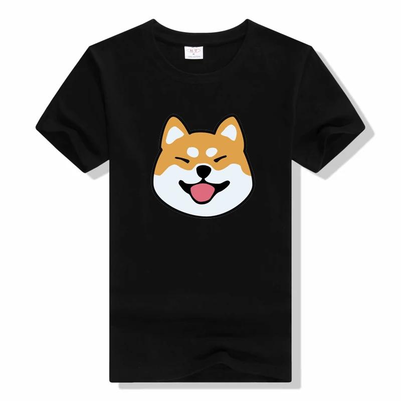 

Funny Shiba Inu Dank T-Shirt Retro summer T Shirt Cotton Tops Shirts Short Sleeves cotton printing T-shirts M