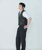 Deossingindeeodeeo Fine Pinstripe Slacks Black