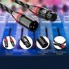 6er-Pack XLR-Kabel, XLR-Stecker auf Buchse Mikrofonkabel, 3-poliges symmetrisches XLR-Lautsprecherkabel für Mikrofon Mi