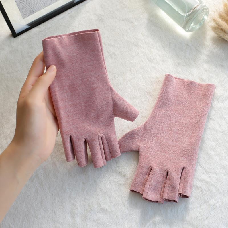 Warm Half-finger Gloves Men and Women Autumn and Winter