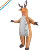 Reindeer & Gingerbread Man Inflatable Santa Costume for Christmas Party Stage Props