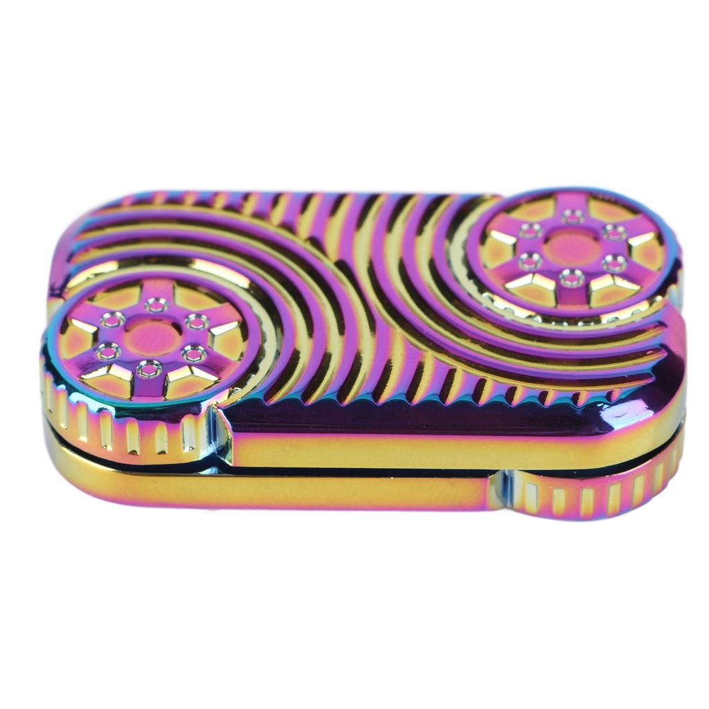 Metal Slider Toy Exquisite Zinc Alloy Anxiety Stress Relief Push Card Slider for Work Study