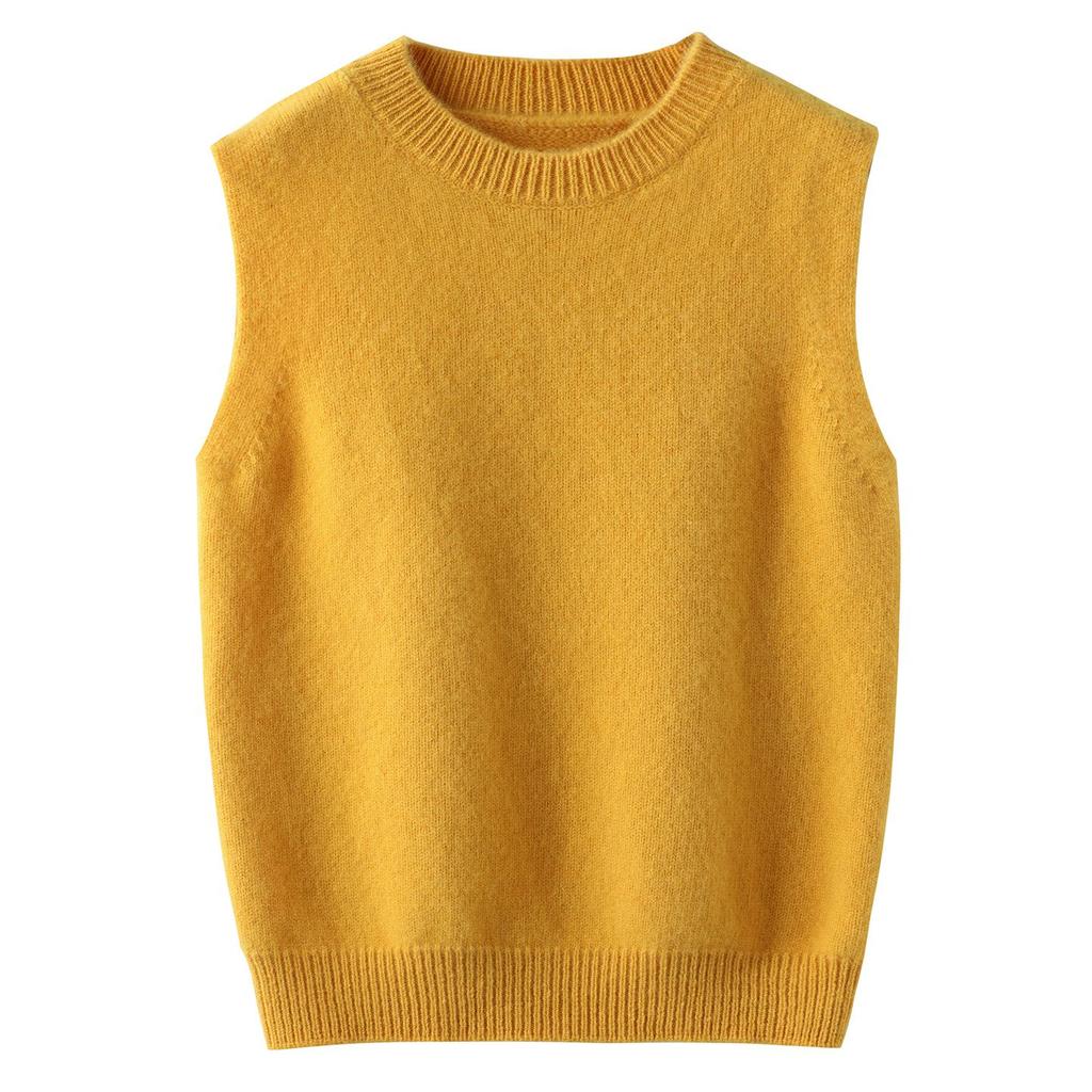 New Kids' 100% Wool V-Neck Sleeveless Sweater