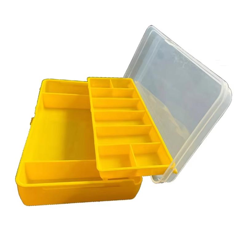 HOWELL 11 Grid Double-Sided ABS Fishing Lure Box 20.6*10.7*4.3cm Tackle Accessory for Lake and River Storage