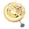 8N24 Watch Movement Golden Alloy Automatic Hollow Out Watch Replacement Movement Part