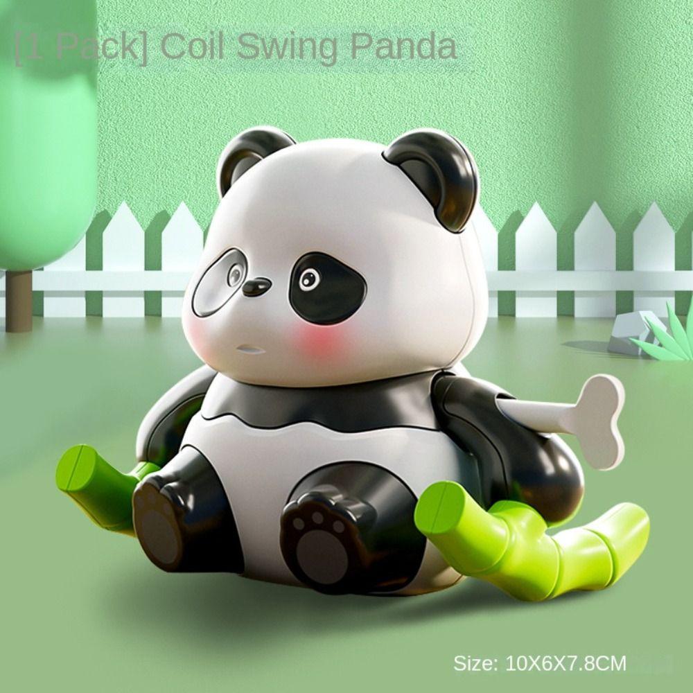 Interactive Wind up Panda Toy Animal Panda Clockwork Toys Guide Crawling Walking Panda Toy  Head-up